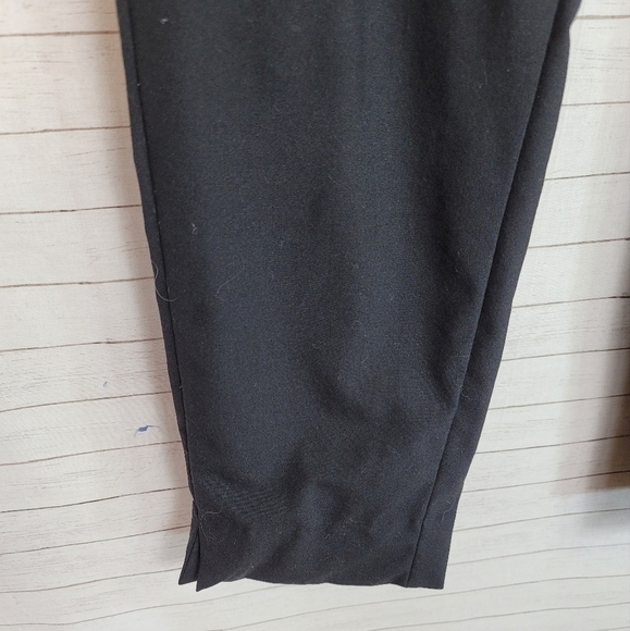EVERLANE 95% WOOL BLACK STRAIGHT LEG TROUSERS, SZ 10 - Picture 10 of 11